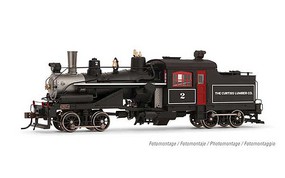 Rivarossi 2-Truck Heisler Sound and DCC The Curtiss Lumber Co. 2 (black, graphite, white, red)