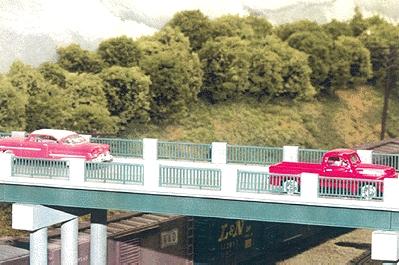 Rix Wrought Iron 50 Highway Overpass Model Railroad Bridge Kit HO Scale #121