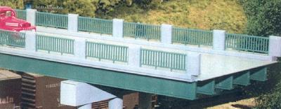 Rix 50 Steel Highway Overpass Beams (10) Model Railroad Bridge Accessory HO Scale #125