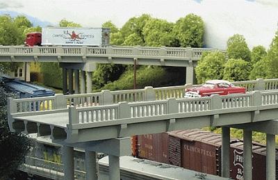 Rix 50 Highway Overpass Model Railroad Bridge N Scale #151