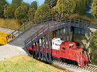 Rix Rural Timber Overpass Model Railroad Bridge Kit HO Scale #200