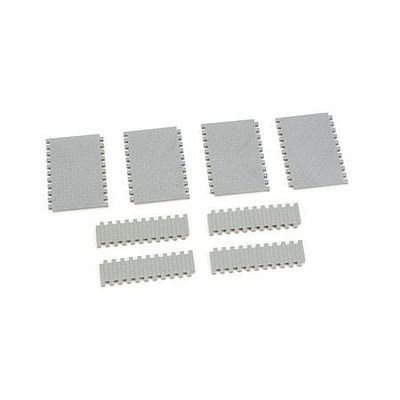 Rix Concrete Block Walls Short Model Railroad Road Accessory Kit HO Scale #5411006541-1006