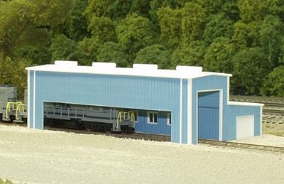 Rix Atkinson Engine Facility Model Railroad Building Kit N Scale #5418008541-8008
