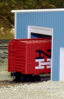 Rix Railcar Height Door (2) N Scale Model Railroad Building Accessory