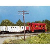 Rix Telephone Poles 2 arm Model Railroad Building Accessory HO Scale #6280032628-0032 Rix Telephone Poles 2 arm Model Railroad Building Accessory HO Scale #6280032628-0032