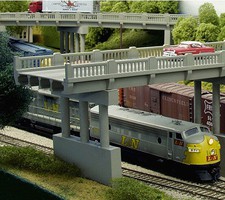 Rix N 50' Early Highway Overpass w/1 Pier Rix N 50' Early Highway Overpass w/1 Pier