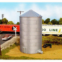 Rix Corrugated Grain Bin 40' Model Railroad Building HO Scale #6280305628-0305 Rix Corrugated Grain Bin 40' Model Railroad Building HO Scale #6280305628-0305