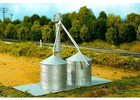 Rix Grain Elevator Kit N Scale Model Railroad Building #6280707
