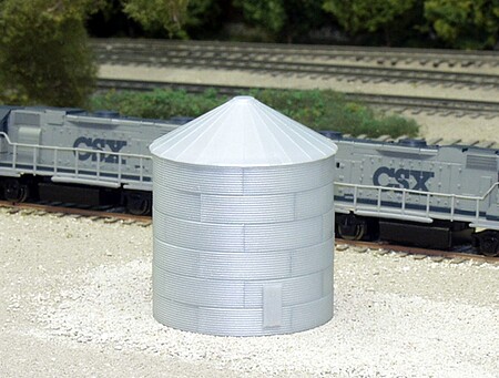 Rix 30 Corrugated Grain Bin Model Railroad Building Kit N Scale #703