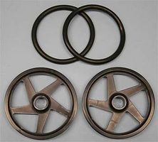 RJSpeed O-Ring Wheels 2'' Black (2) RJSpeed O-Ring Wheels 2'' Black (2)