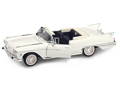 Road-Legends 1958 Cadillac Eldorado Biarritz Convertible (White) Diecast Model Car 1/18 scale #2158wht