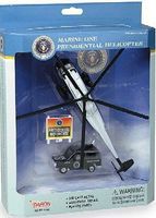 Realtoy USMC VH3D Sea King Marine One Presidential Helicopter Die Cast Playset (3pc Set) Realtoy USMC VH3D Sea King Marine One Presidential Helicopter Die Cast Playset (3pc Set)