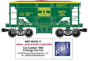 Ready-Made O Ore Car Black River & Western