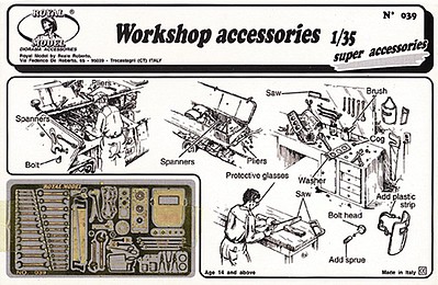 Royal-Model Workshop Accessories Plastic Model Military Diorama Accessory 1/35 Scale #39