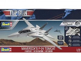 Revell-Monogram Top Gun Classic F14D Tomcat Plastic Model Airplane Snap Kit 1/72 Scale #1268