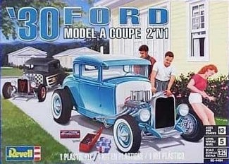 Revell-Monogram 1930 Ford A Coupe (2 in 1) Plastic Model Car Kit 1/25 Scale #4464