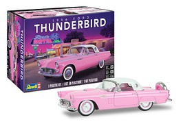 Revell-Monogram 1956 Ford Thunderbird with Removable Hardtop Plastic Model Car Kit 1/24 Scale #4518