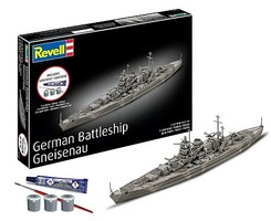 Revell-Monogram Starter Kit Battleship Gneisenau Skill 4