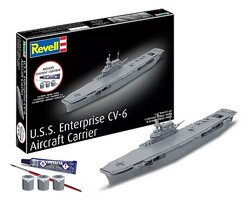 Revell-Monogram Starter Kit Uss Enterprise Cv-6 Skill 4