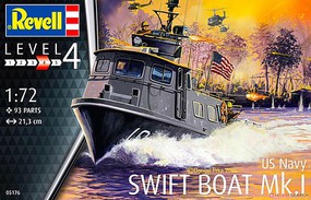 Revell-Monogram US Navy Mk I Swift Boat Plastic Model Military Boat Kit 1/72 Scale #850321