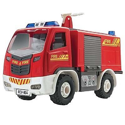 Revell-Monogram Revell Jr Fire Truck Snap Tite Plastic Model Truck Kit 1/20 Scale #851004