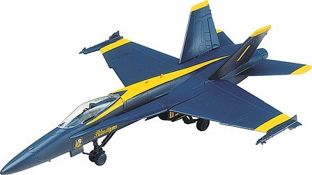 Revell-Monogram F-18 Blue Angel Snap Tite Plastic Model Aircraft Kit 1/72 Scale #851185