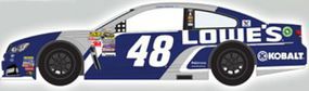 #48 Jimmy Johnson Lowe's Chevy SS Snap Tite Plastic Model Car Kit 1/24 Scale #851475
