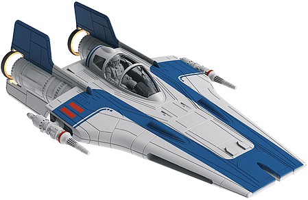 Revell-Monogram Resistance A-Wing Fighter Snap Tite Plastic Model Figure Kit 1/144 Scale #851639
