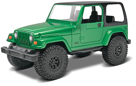 Revell-Monogram Jeep Wrangler Rubicon Snap Tite Plastic Model Car Kit 1/25 Scale #851695