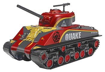 Revell-Monogram Quake Sherman Tank Snap Tite Plastic Model Vehicle Kit 1/48 Scale #851754