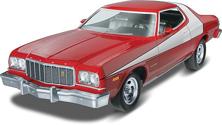 Revell-Monogram Starsky & Hutch Ford Torino Plastic Model Car Kit 1/25 Scale #854023