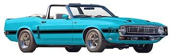 Revell-Monogram 1969 Shelby GT500 Convertible Plastic Model Car Kit 1/25 Scale #854025