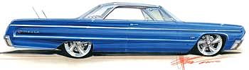 Revell-Monogram 1964 Chevy Impala Plastic Model Car Kit 1/25 Scale #854050