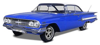 Revell-Monogram 1960 Chevy Impala Hardtop 2n1 Plastic Model Car Kit 1/25 Scale #854248