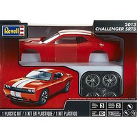 2013 Challenger SRT8 Orange Plastic Model Car Kit 1/25 Scale #854390