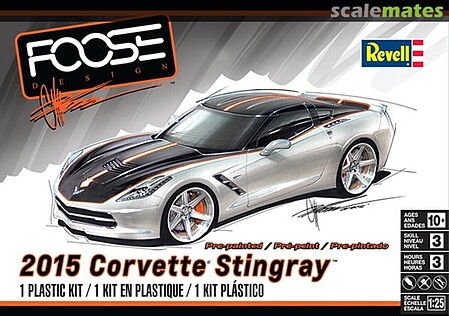 Revell-Monogram Foose Corvette Stingray Plastic Model Car Kit 1/25 Scale #854397