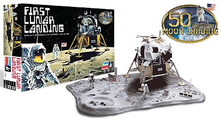 Revell-Monogram First Lunar Landing Science Fiction Plastic Model Kit 1/48 Scale #855094