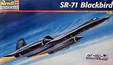 Revell-Monogram SR-71A Blackbird Plastic Model Airplane Kit 1/72 Scale #855810