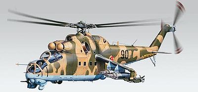 Revell-Monogram MiL24 Hind Plastic Model Helicopter Kit 1/48 Scale #855856