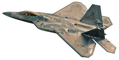 Revell-Monogram F-22 Raptor Plastic Model Airplane Kit 1/72 Scale #855984