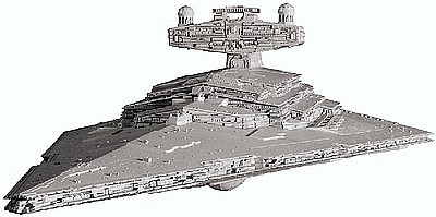 Revell-Monogram Imperial Star Destroyer Science Fiction Plastic Model Kit 1/2700 Scale #856459
