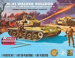 Revell-Monogram M-41 Walker Bulldog Plastic Model Military Vehicle Kit 1/32 Scale #857814 Revell-Monogram M-41 Walker Bulldog Plastic Model Military Vehicle Kit 1/32 Scale #857814
