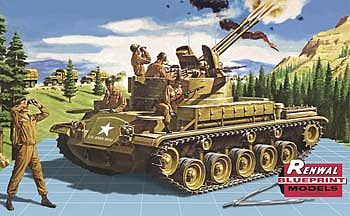 Revell-Monogram M-42 Twin Forty Renwal -- Plastic Model Military Vehicle Kit -- 1/32 Scale -- #857822