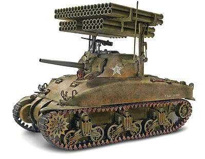 Revell-Monogram Sherman M4A1 Screamin MIMI Plastic Model Military Vehicle Kit 1/32 Scale #857863