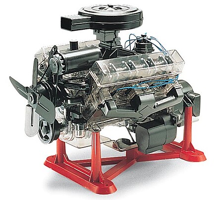 Revell-Monogram Visible V-8 Engine Plastic Model Engine Kit 1/4 Scale #858883