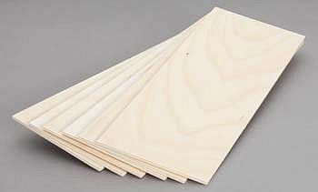 Revell-Monogram Birch Plywood 3mm 1/8x4x12 (6)