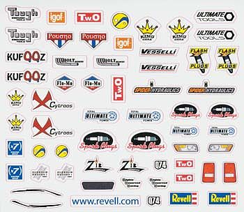 Revell-Monogram Peel & Stick Decal F Pinewood Derby Decal and Finishing #y8678