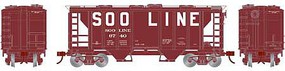 Roundhouse HO PS-2 2003 2-Bay Cov Hopper, SOO #6740 Roundhouse HO PS-2 2003 2-Bay Cov Hopper, SOO #6740