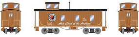 Roundhouse HO 30' 3-Window Caboose, NP #1352 Roundhouse HO 30' 3-Window Caboose, NP #1352