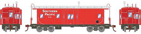 Roundhouse HO Bay Window Caboose, SP/Red #1741